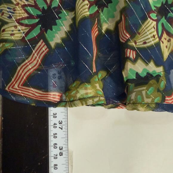 Scotch & Soda L Maison Scotch True Wrap Midi Skirt Floral Flowy Ruffle - Picture 9 of 9